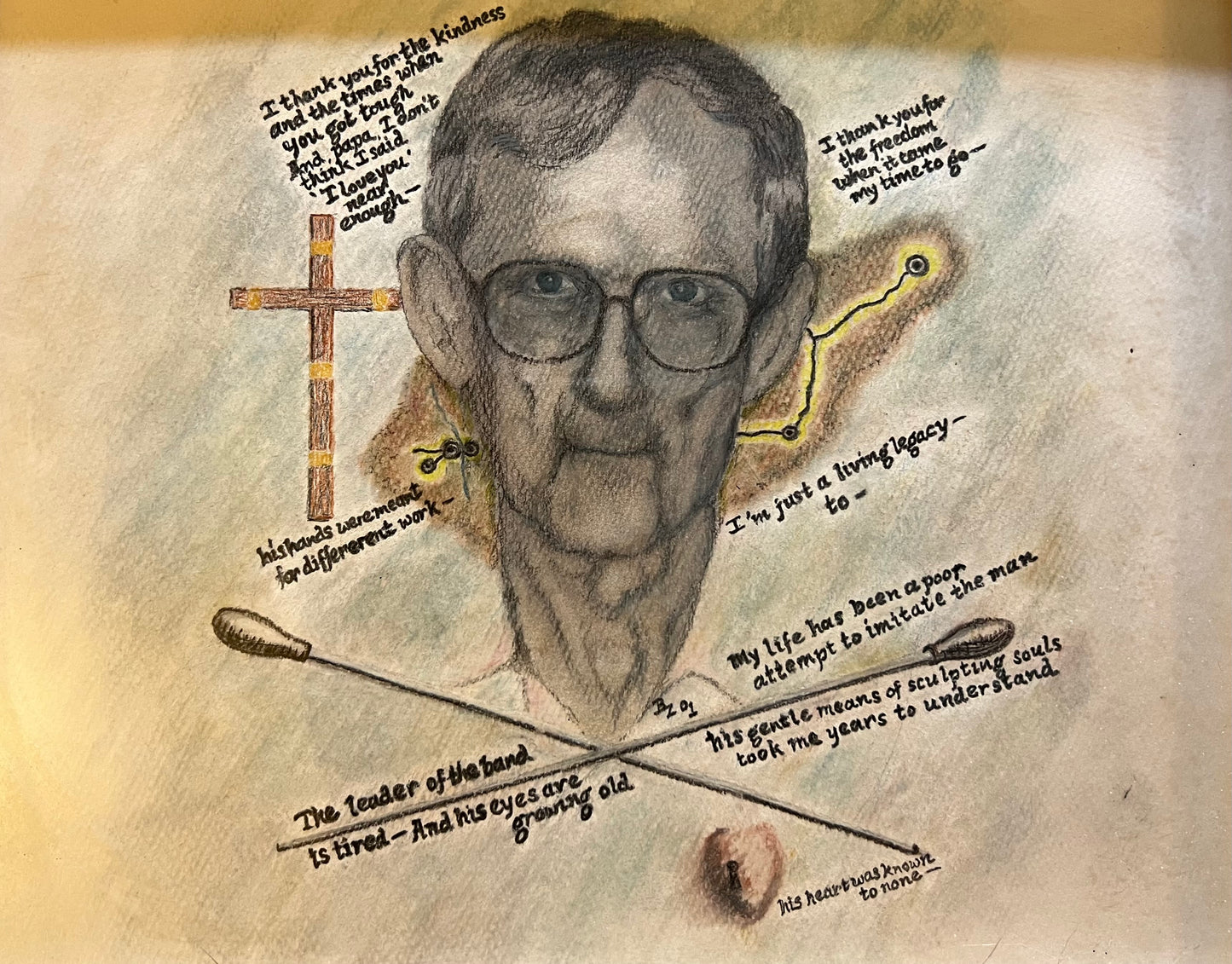 **"Legacy of Wisdom" - Reflective Portrait Illustration**